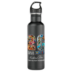 0 Years of One Piece Oda Eiichiro thank you for th Stainless Steel Water Bottle