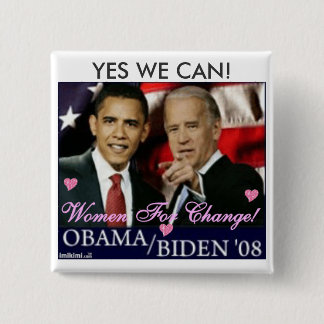 0_, YES WE CAN! PINBACK BUTTON