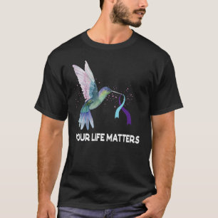 0 Your Life Matters Ribbon N Suicide Awareness Men T-Shirt