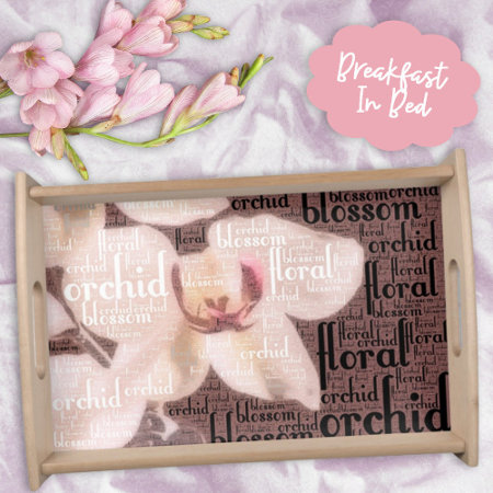 0rchid Floral Blossom Word Cloud