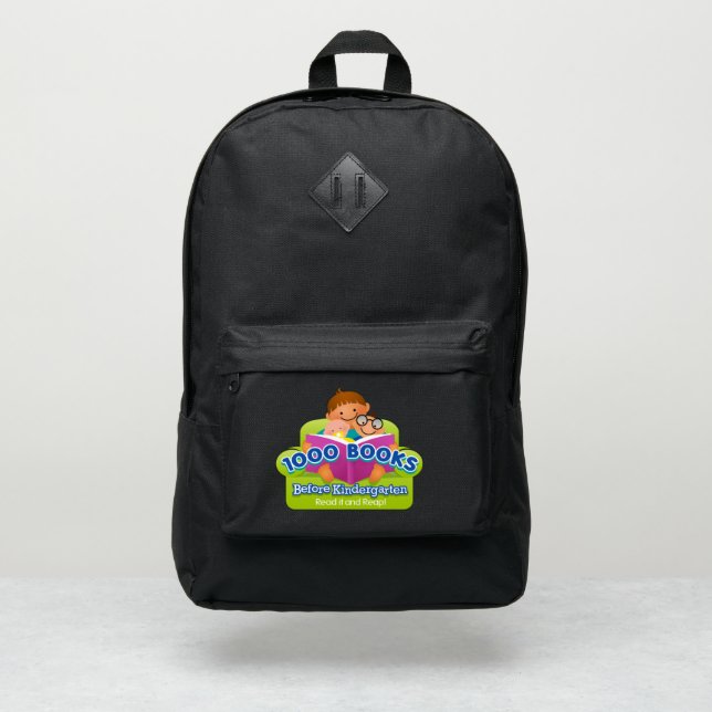 1000 Books Before Kindergarten Backpack (Front)