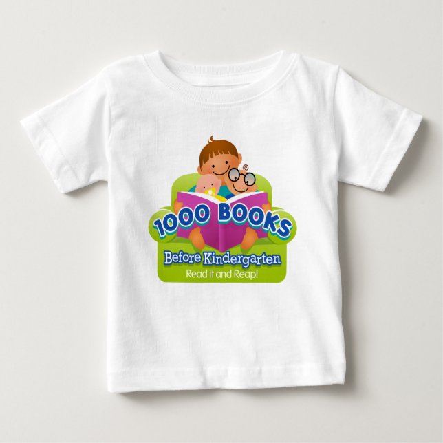 1000 Books Before Kindergarten Shirt (Front)