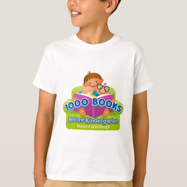 1000 Books Before Kindergarten T-Shirt (Front)