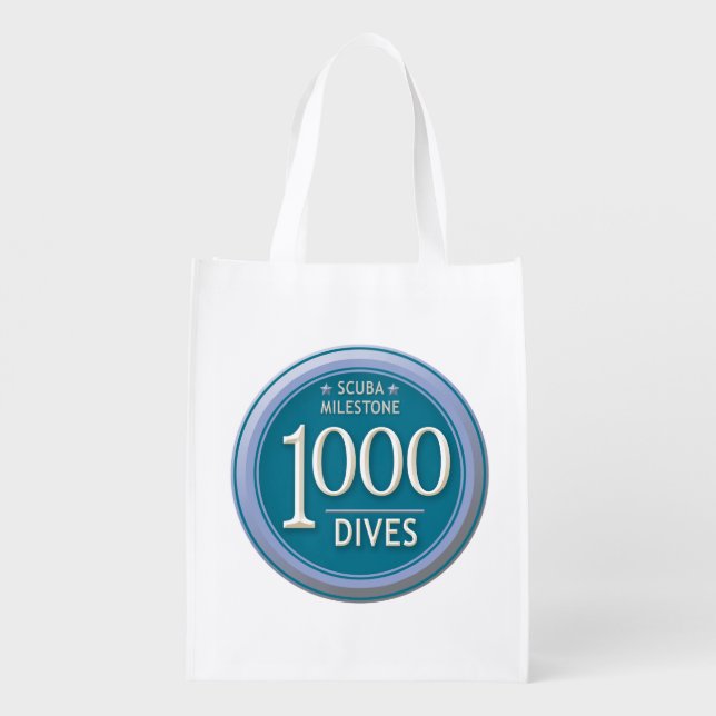 1000 Dives Grocery Bag (Back)