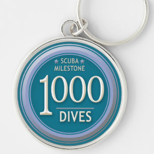 1000 Dives Keychain
