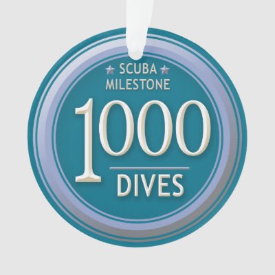 1000 Dives Ornament