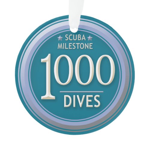 1000 Dives Ornament