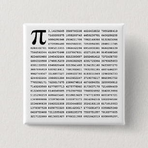 1000 First Digits Pi Number Mathematical symbol Button