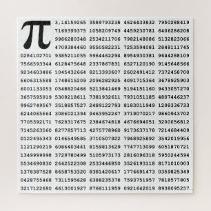 1000 First Digits Pi Number   Mathematical symbol Jigsaw Puzzle