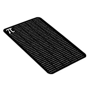 1000 First Digits Pi Number Mathematical symbol Magnet