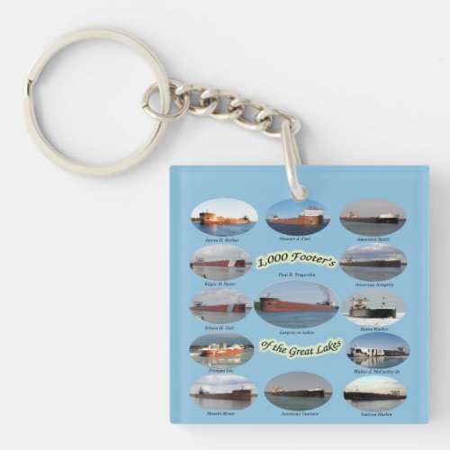1000 footers of the Great Lakes key chain