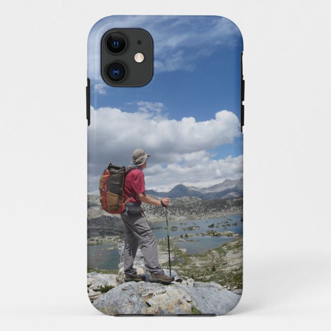 1000 Island Lake and Banner Peak Panorama - Sierra Case-Mate iPhone Case (Back)