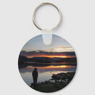 1000 Island Lake Sunrise - Ansel Adams Wilderness Keychain