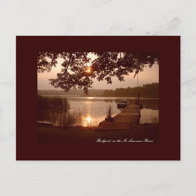 1000 Islands View Postcard (Front)