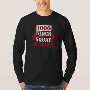 1000 Lb Club Bodybuilding Weightlifting Bodybuilde T-Shirt