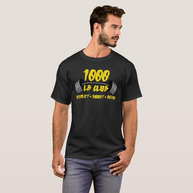 1000 LB Club Deadlift Squat Bench Sleeveless T-Shirt (Front Full)