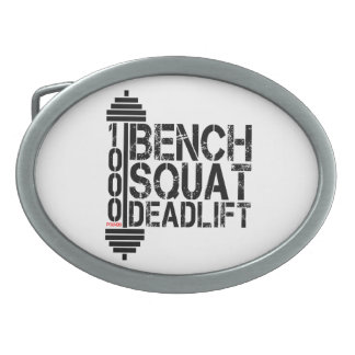 1000 Lbs Bench Squat Deadlift Powerlift Fitness Belt Buckle