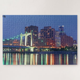 1000 piece Minneapolis Skyline Jigsaw Puzzles