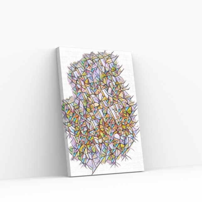 1000 pieces of Color  Canvas Print (Creator Uploaded)