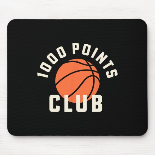 1000 Points Scorer High School Basketball Player  Mouse Pad