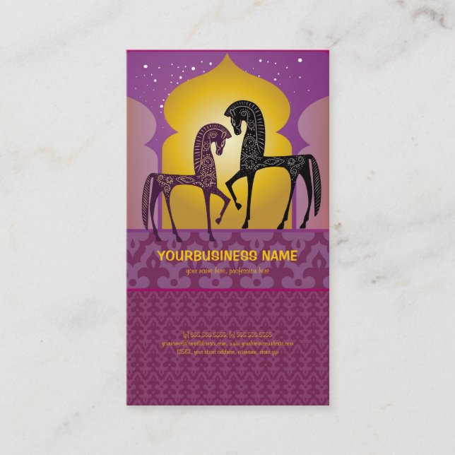 1001 Arabian Nights Business Card (Front)