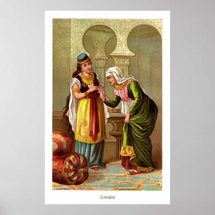 1001 Arabian Nights Ganem Print