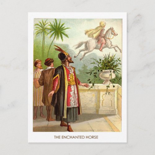 1001 Arabian Nights The Enchanted Horse Postcard