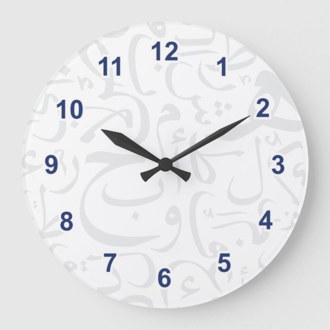 1001 Days Large Clock (Front)