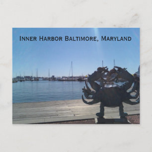 1002001151, Inner Harbor Baltimore, Maryland Postcard