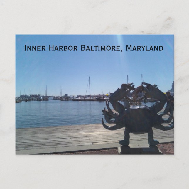 1002001151, Inner Harbor Baltimore, Maryland Postcard (Front)
