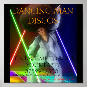 1003255_ec4e_625x1000, DANCING MAN DISCOS, CONT... Poster