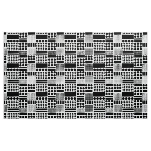 100416 - Black on White Fabric