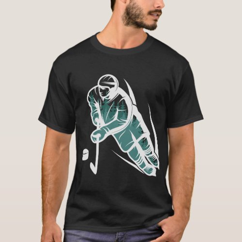 10049_Hockey_Player_23888673 T_Shirt