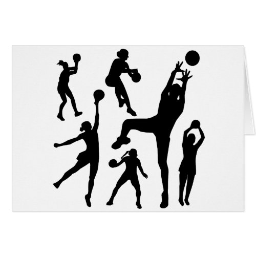 10097_netball_silhouette_vector SPORTS NET BALL PE