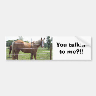100_0415, You talkin' to me?!! Bumper Sticker