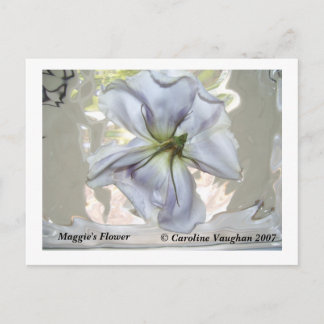 100_0709, Maggie's Flower,  Caroline Vaughan 2007 Postcard
