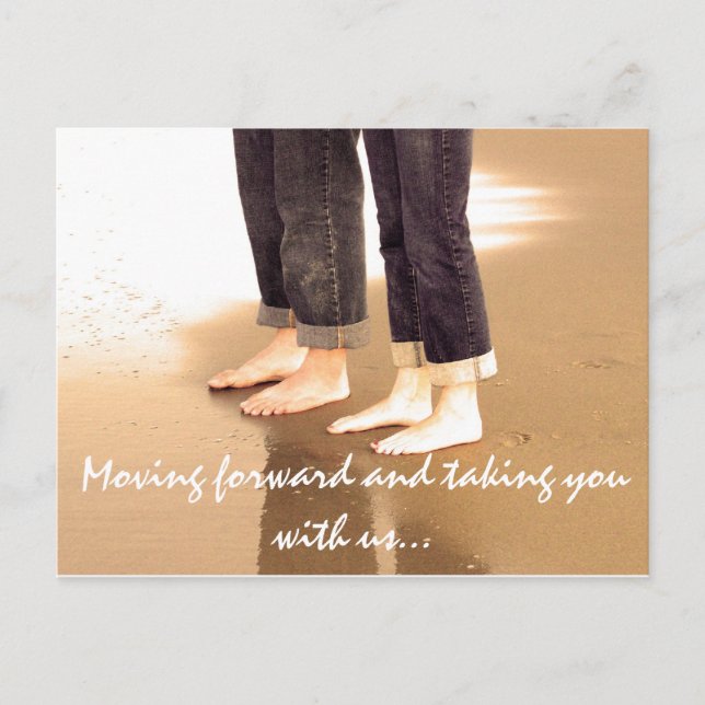 100_1126b, Moving forward and taking you with u... Holiday Postcard (Front)