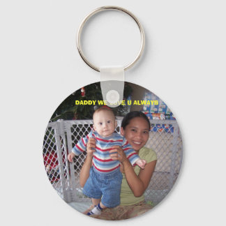 100_3761, DADDY WE LOVE U ALWAYS KEYCHAIN