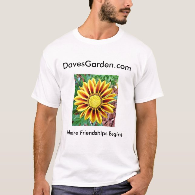 100_5491, DavesGarden.com, Where Friendships Be... T-Shirt (Front)