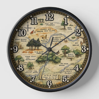 100 Acre Wood Clock