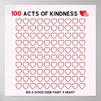100 ACTS OF KINDNESS,GOOD DEED, TASK FOR A CHILD P