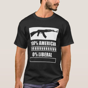100 American 0 Liberal Gun Republican Libertarian T-Shirt