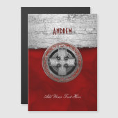 [100] Ancient Celtic Sacred Silver Knot Cross (Front/Back)