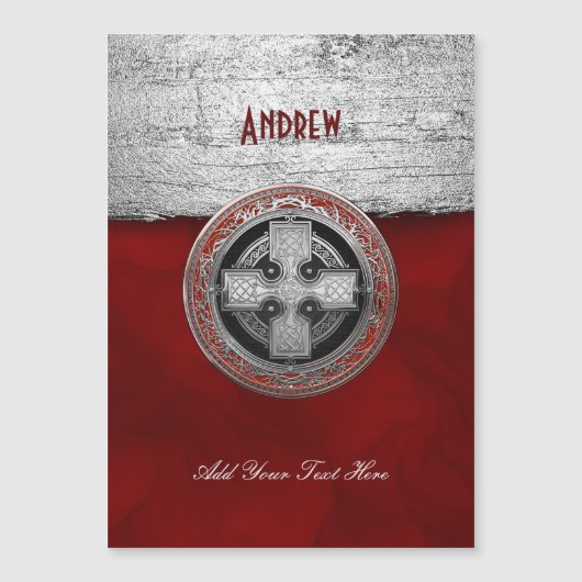 [100] Ancient Celtic Sacred Silver Knot Cross (Front)