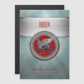 [100] Assyrian Winged Bull: Silver & Black Lamassu (Front/Back)