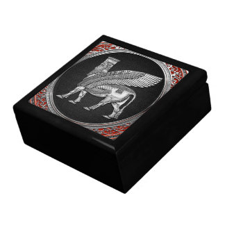[100] Assyrian Winged Bull - Silver Lamassu Gift Box