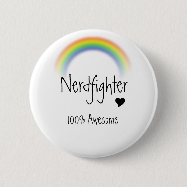 100% Awesome Button (Front)