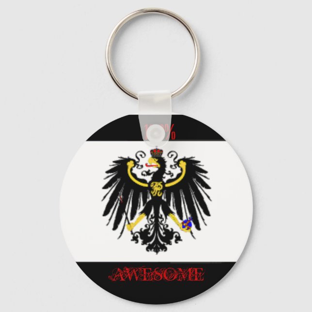 100% Awesome Keychain (Front)