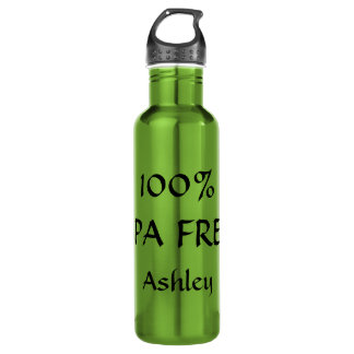 100% BPA FREE customize-able name Water Bottle