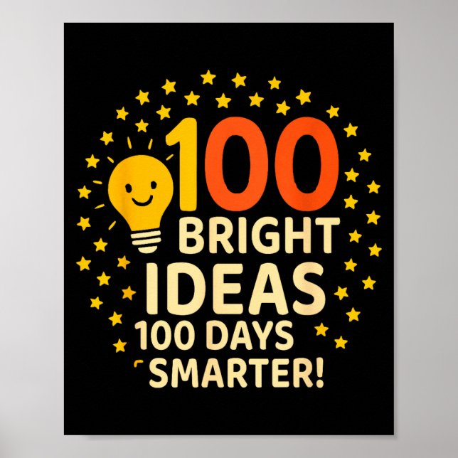 100 Bright Ideas 100 Days Smarter Design, 100 Days Poster (Front)
